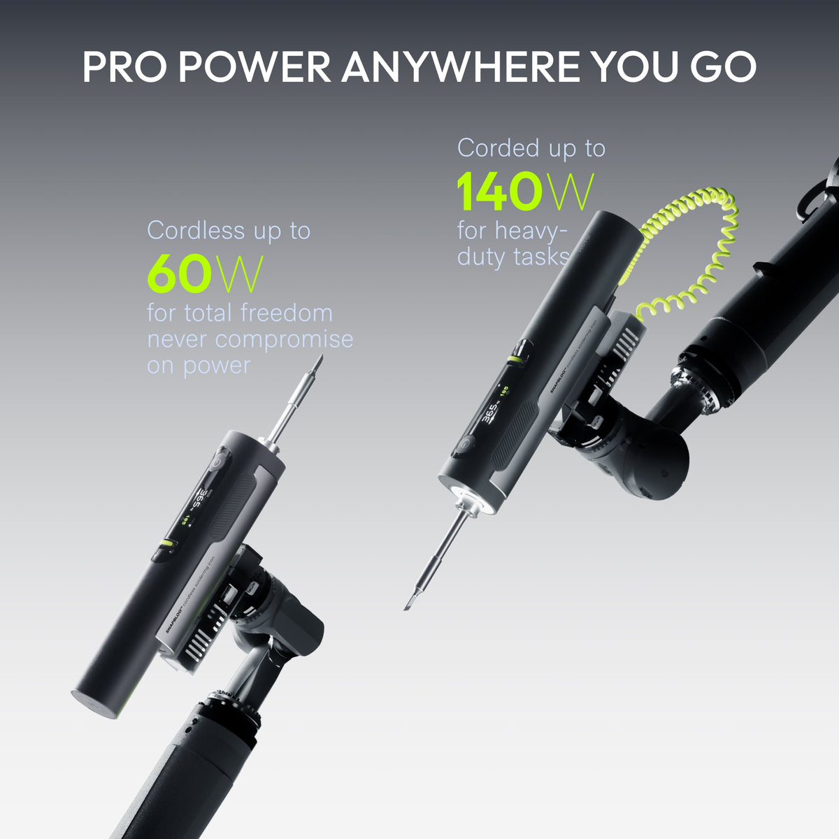 SNAPBLOQ Cordless Soldering Iron