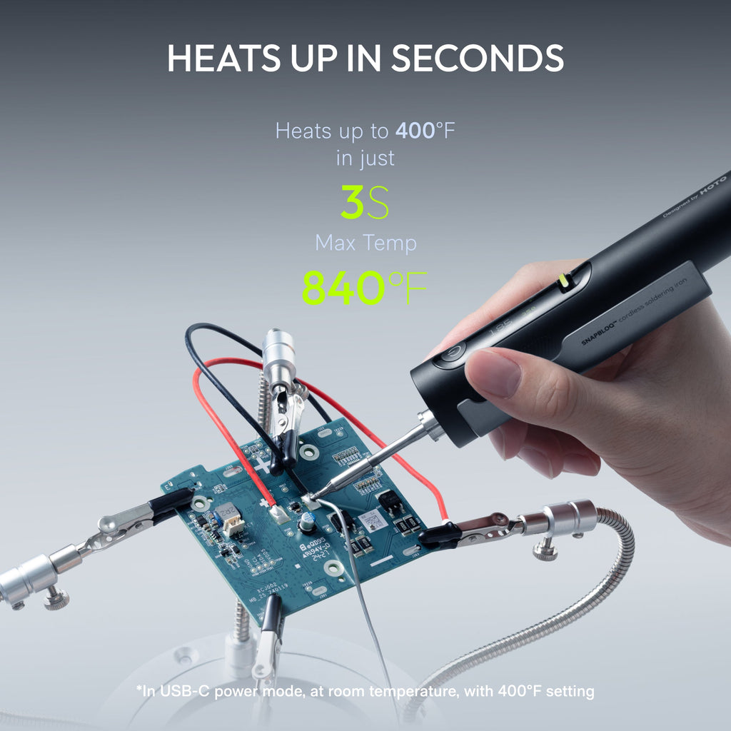 SNAPBLOQ Cordless Soldering Iron