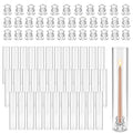 Hurricane Candle Holders Set of 36, Φ2.56 x 13.78 in Tall Clear Glass Cylinder Candleholder Sleeve, High Borosilicate Glass, Wind Protection for Wedding, Table Centerpiece, Party, Home Decor